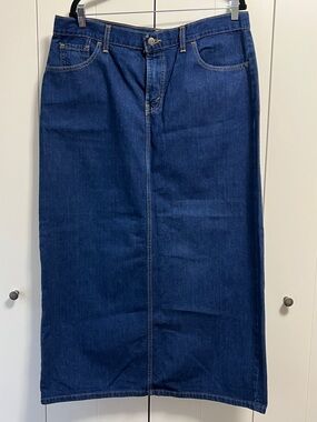 Levi’s denim cotton maxi skirt size XL